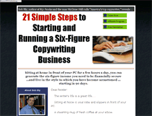 Tablet Screenshot of 21stepstofreelancesuccess.com